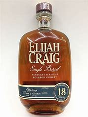 Elijah Craig 18yr
